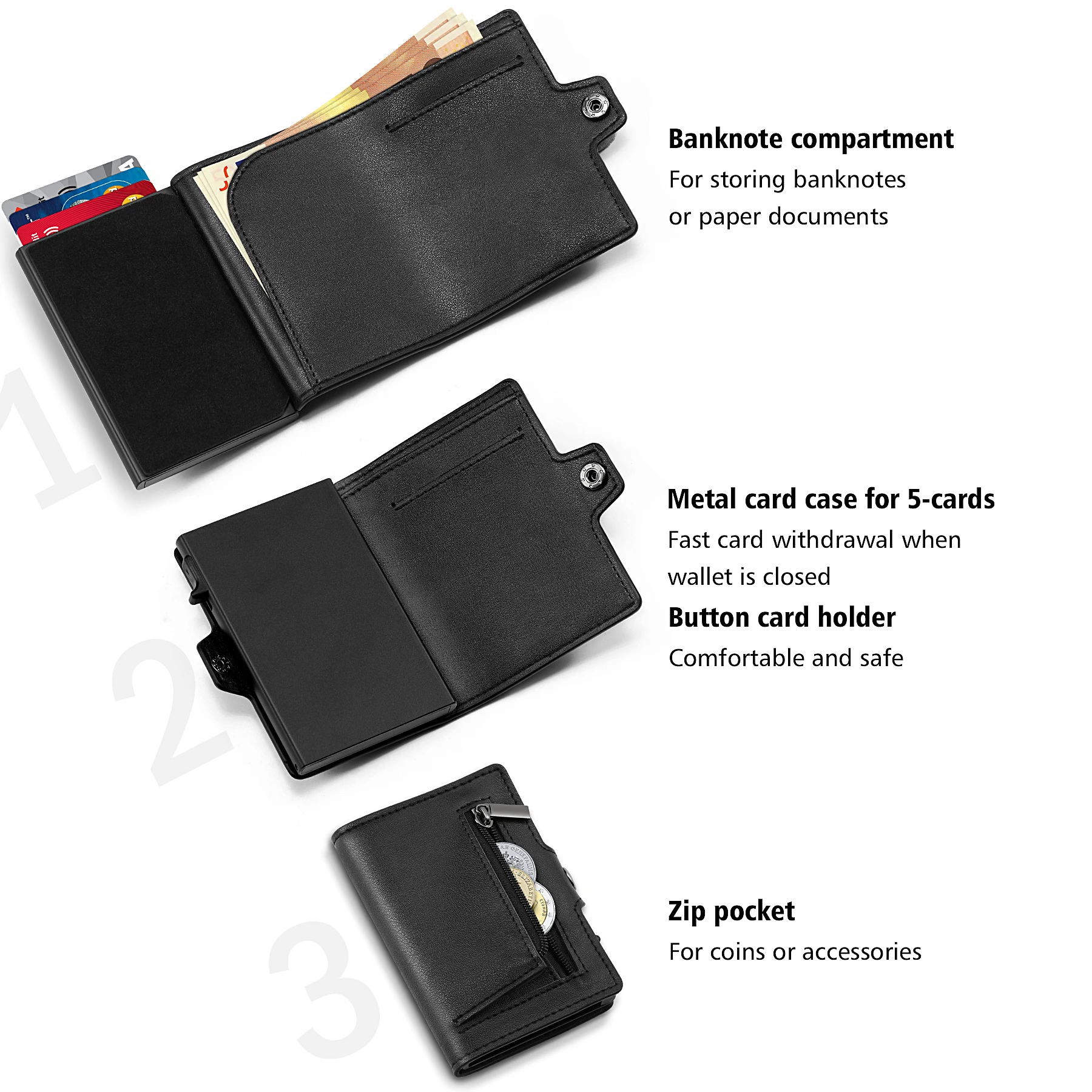 Credit Card Holder for Men and Women |Men\'s Wallet | Men\'s Slim RFID Wallet | Men\'s Mini Card Holder