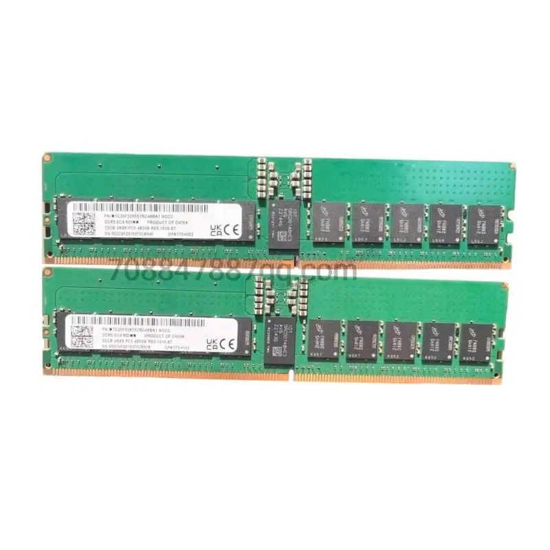 original 100% authentique   MT 32G 2RX8 DDR5 4800 ECC REG RDIMM