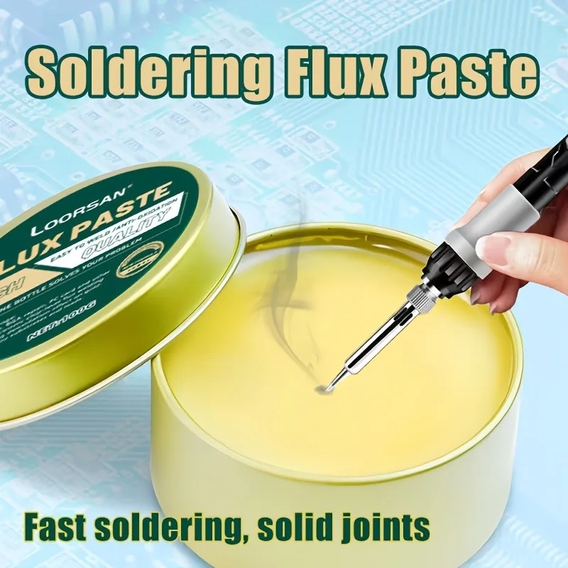 معجون لحام الصنوبري عالي النقاء: خالي من الأحماض، لحام قوي للفولاذ المقاوم للصدأ/النحاس/الحديد وألواح البطارية