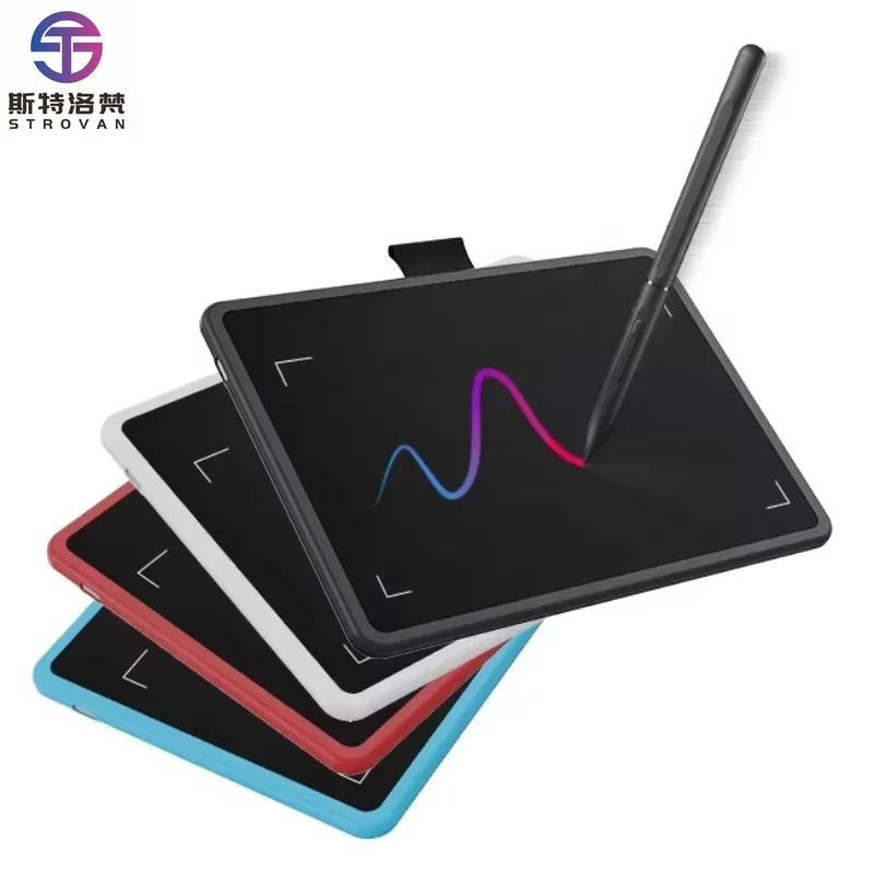 Electronic Drawing Board Pen Tablet Graphic Drawing Tablet With Battery Free Pen Digital Drawing Pad Graphic Tablet