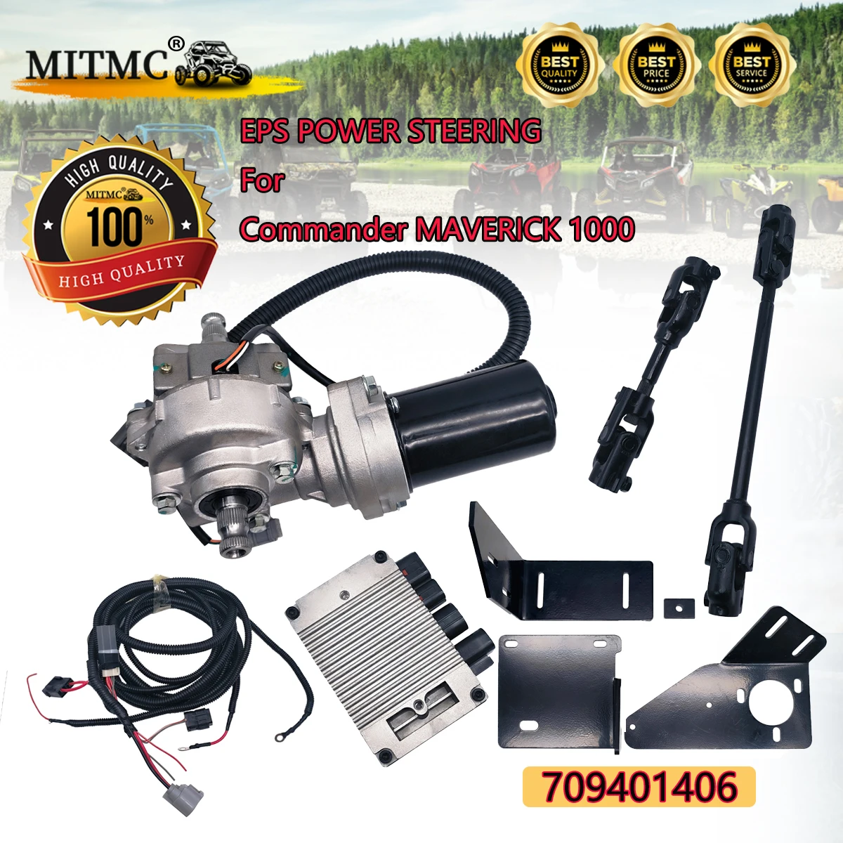 

EPS POWER STEERING For Commander MAVERICK 1000 Side by Side 2014 2015 QUAD GO KART ATV UTV 709401406