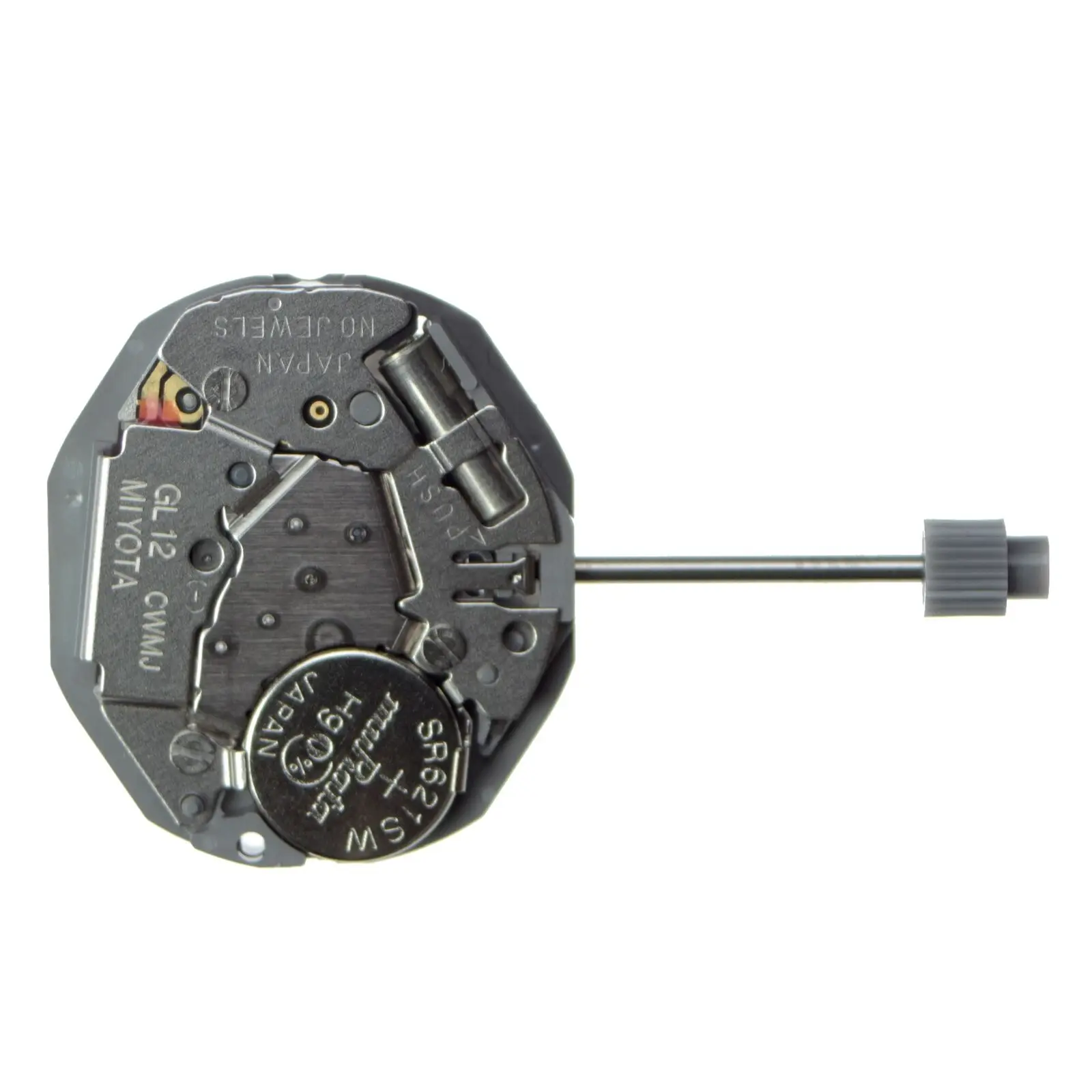 Nuevo Japón Miyota GL12 GL10 movimiento Universal de cuarzo calendario único accesorios de reloj de tres pines movimiento electrónico de repuesto