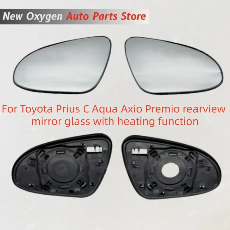 For Toyota Prius C Aqua Axio Premio rearview mirror glass with heating function