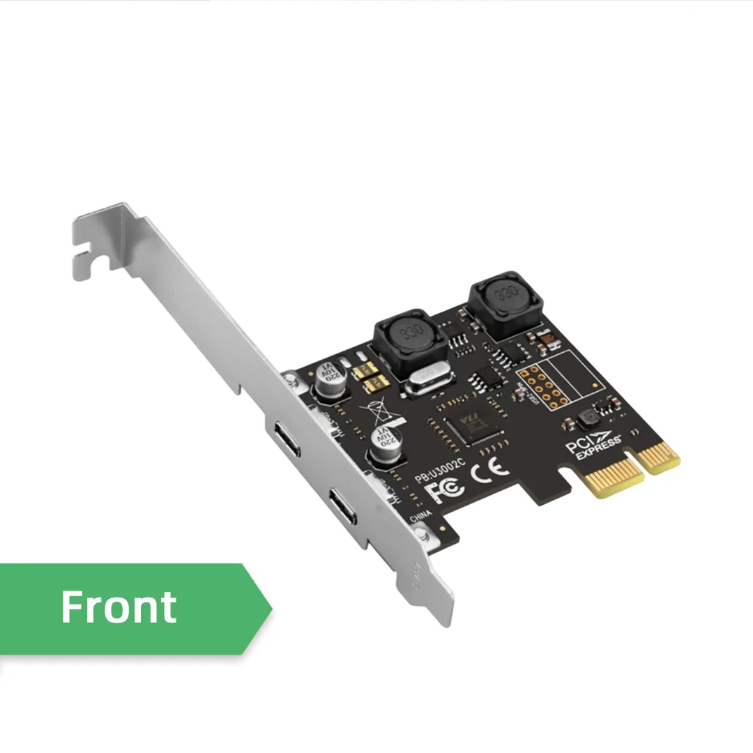 5Gbps Desktop PCI-E to Type-C Expansion Adapter USB3.0 Type-C PCI Express Expansion Card for Desktop Computer