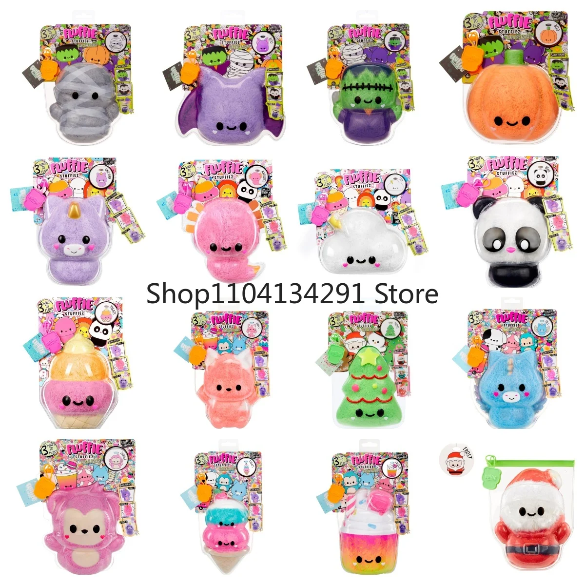 

Original Fluffiestuffiez Stress-Relief Plush Toy Girl Doll Healing Stress-Relief Pull-Out Hair Cute Surprise Doll Figurine Toy