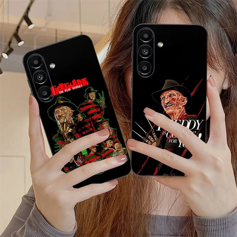 F-Freddy Horror Movie K-Krueger  Phone Case For Samsung S24,S21,S22,S23,S30,Ultra,S20,Plus,Fe,Lite,Note,10,9,5G Black Soft Cover