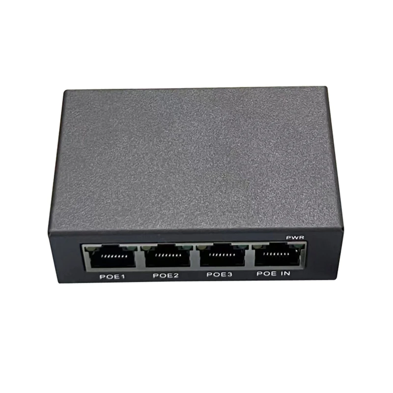 4 port Gigabit penuh Poe Extender/Repeater 100/1000M jaringan Switch Extender untuk Poe Switch NVR kamera IP AP