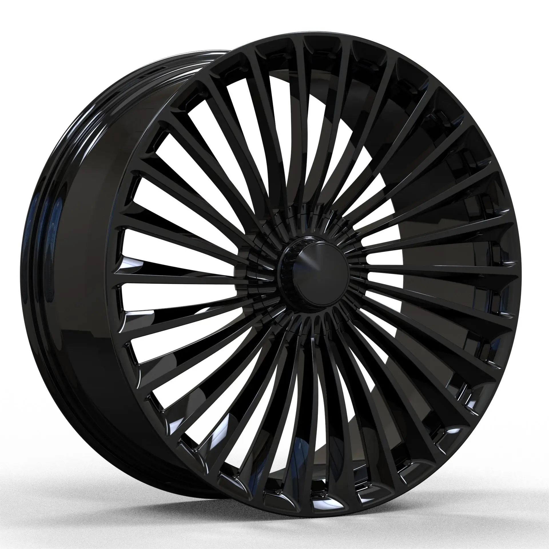 

Hebei Zhi Gu Custom 19 Inch Forged Aluminum Alloy Wheels 5x114.3 Black Multi Spoke Design with 5x120 PCD Rims