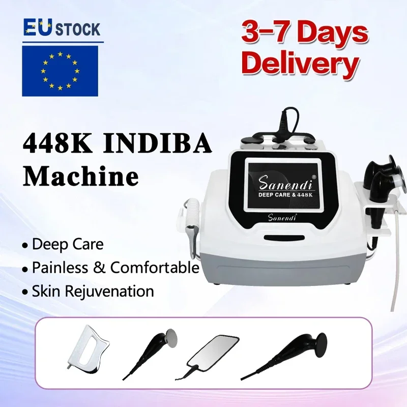 Sanendi INDIBA 448K Face Care Devices Technology Tecar Cavitation Body Care RET CET RF Slim Machine Spain skin tightening