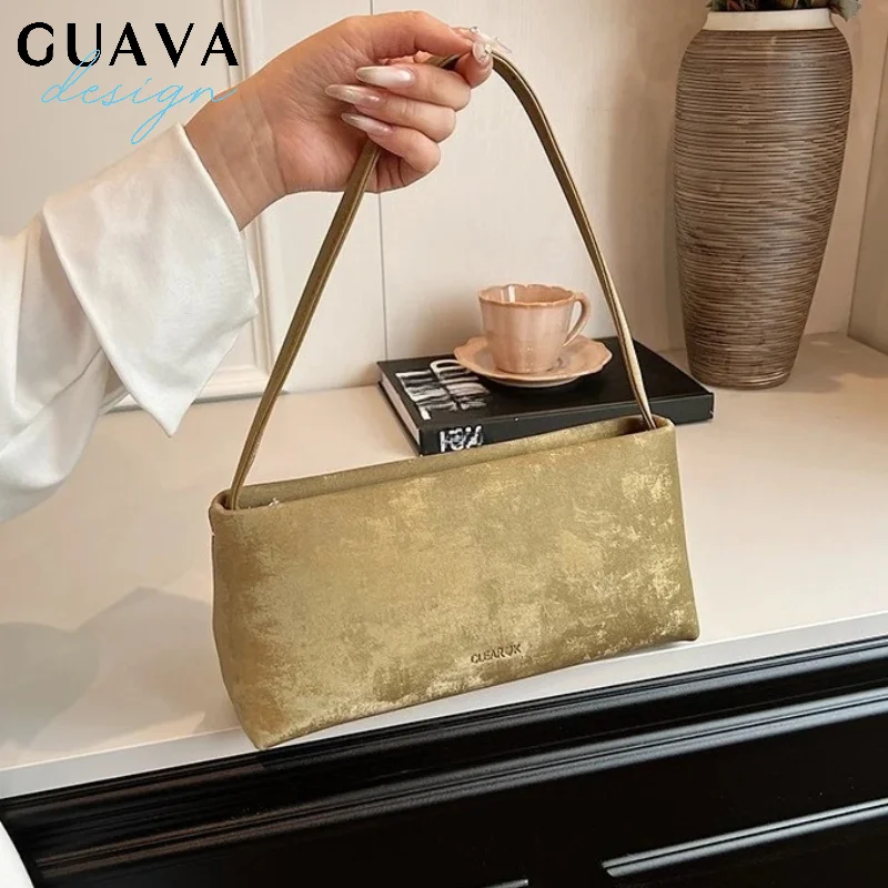 

New Design Trend Small Sweet Shoulder Bag Square Underarm Bags Females Handbag Women's Pu Leather Crossbody Bag