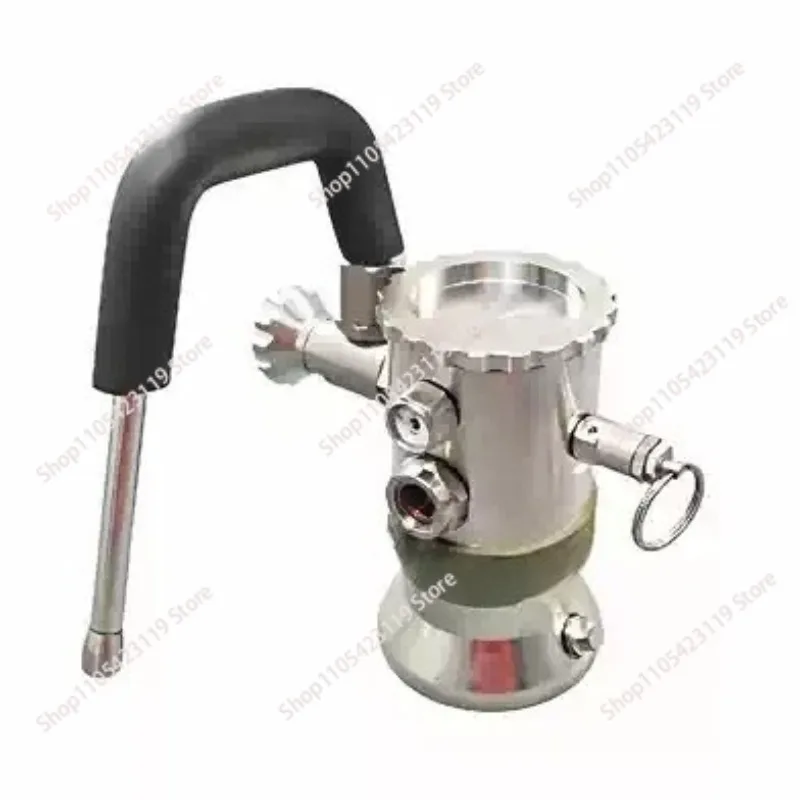 

Steam milk pot stainless steel, coffee latte milk foam machine accessories, outdoor camping mini latte flower