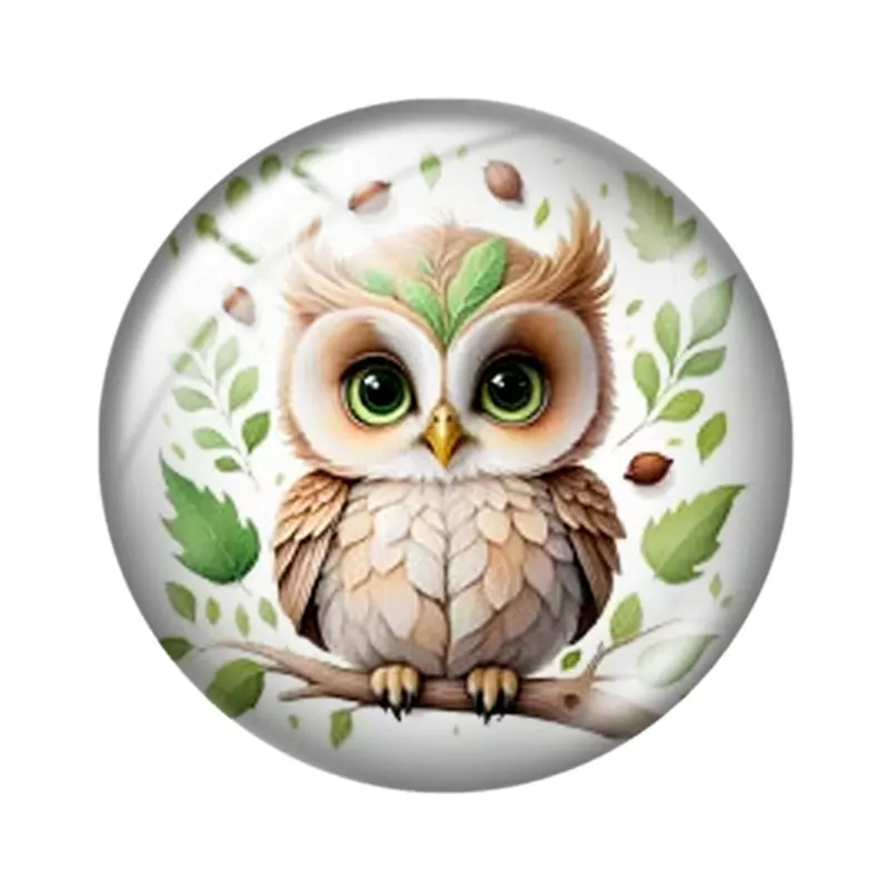 Cute Baby Animals  12/18/20/25mm glass cabochon  bracelet pendant rings for jewelry demo earrings back Making findings view 3