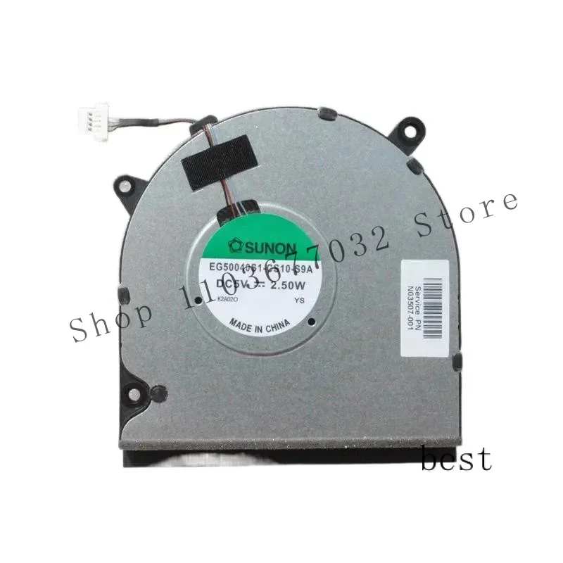 WYORESY New laptop CPU fan for HP Pavilion 15-eg2xxx 15-eg2100tu i5-1240P TPN-Q245 Sunon EG50040S1-CS10-S9A N03507-001