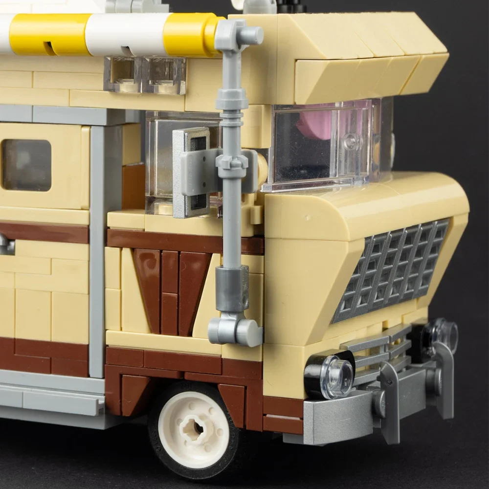 32 em estoque MOC-9186 725pc tour bus pequena peça montagem blocos de construção brinquedo educativo modelo presente conjunto