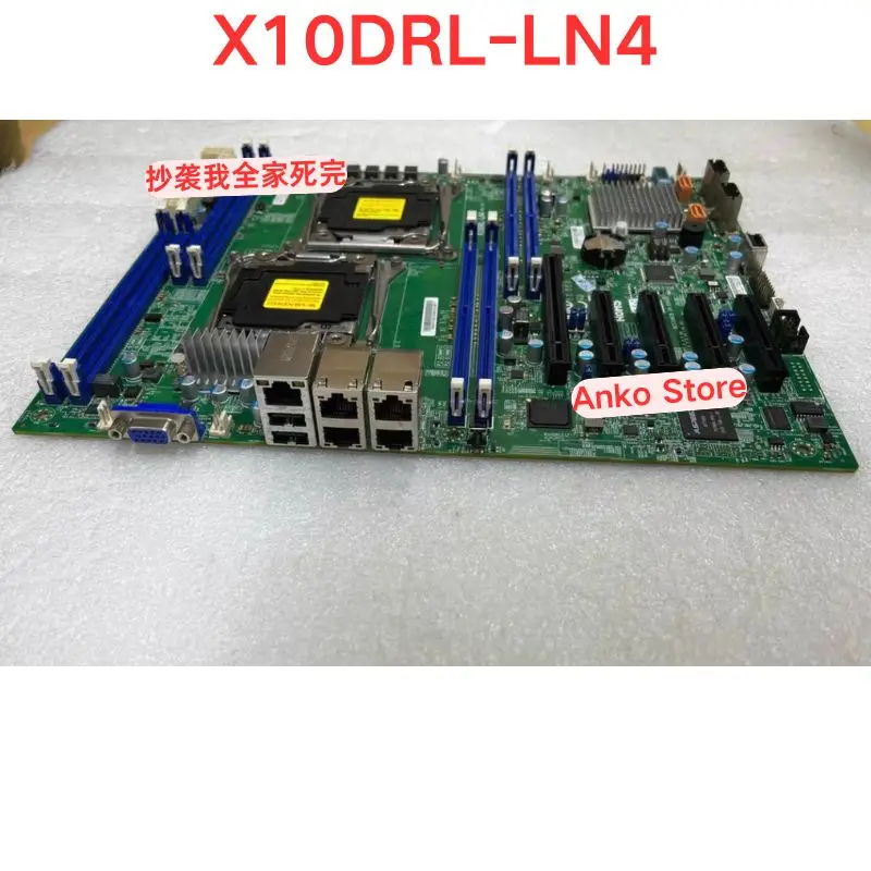 Second-hand Test OK X10DRL-LN4 Dual Server Motherboard Used IT Hardware Electronics for Sale