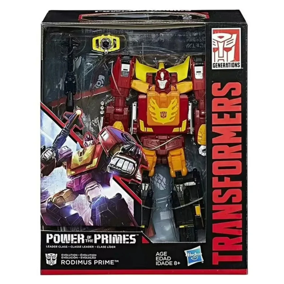 【In Stock】Hasbro Transformers Power of The Primes Rodimus Leader Class Original Action Figure Model Toy Robot Gift Collection