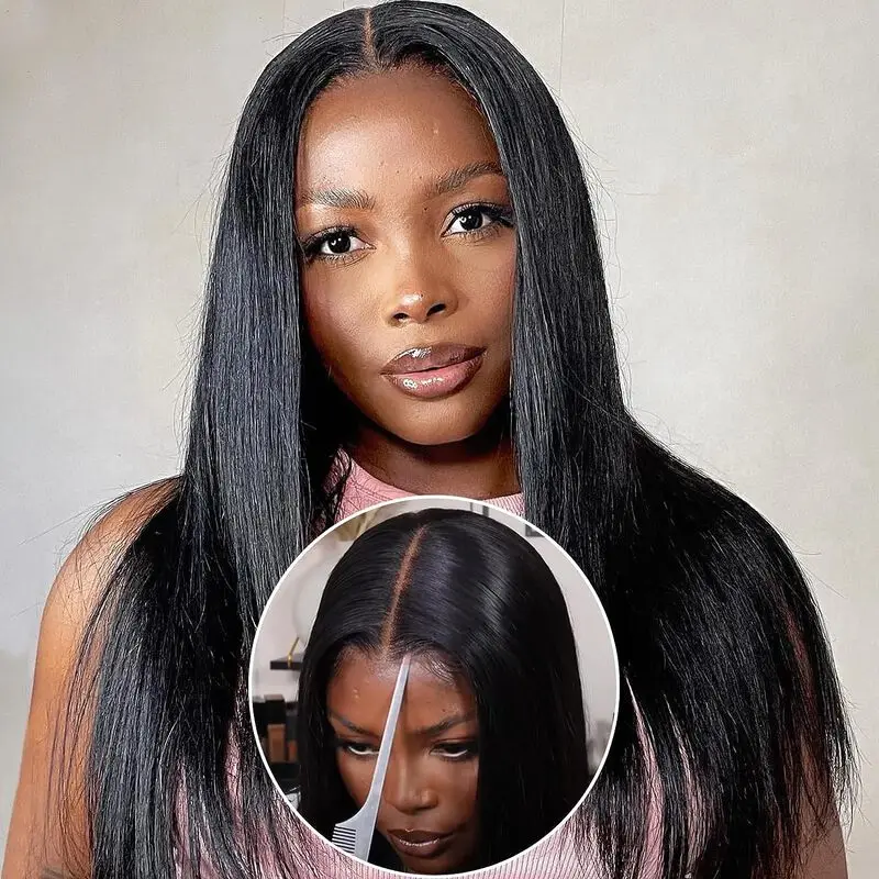 13x6 Hd Transparent Straight Lace Frontal Human Hair Wigs Brazilian Remy 13x4 Lace Front Wig 220% Bone Straight 5x5 Closure Wig