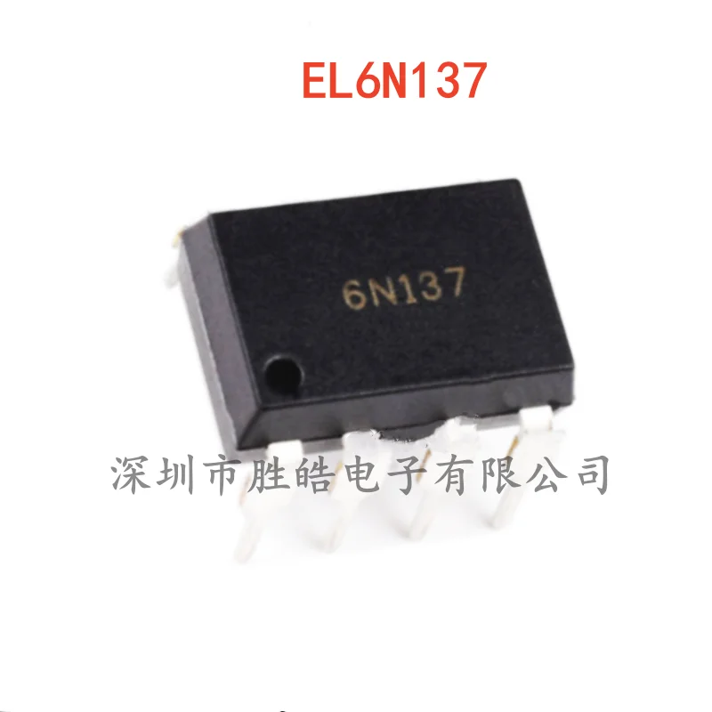 (10PCS)  NEW  EL6N137   A6N137   6N137   High Speed Light Lotus Root  8 Feet Straight  EL6N137  Integrated Circuit