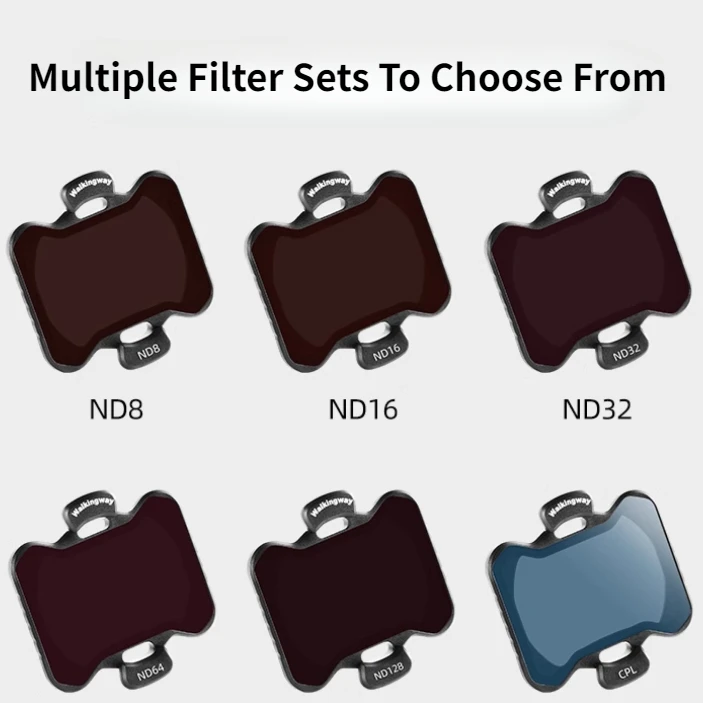 DJI Avata 2 ND8/16/32/64 Набор фильтров CPL Двухслойный фильтр с нанопокрытием Аксессуары для дронов Фильтр для объектива Аксессуары для камеры