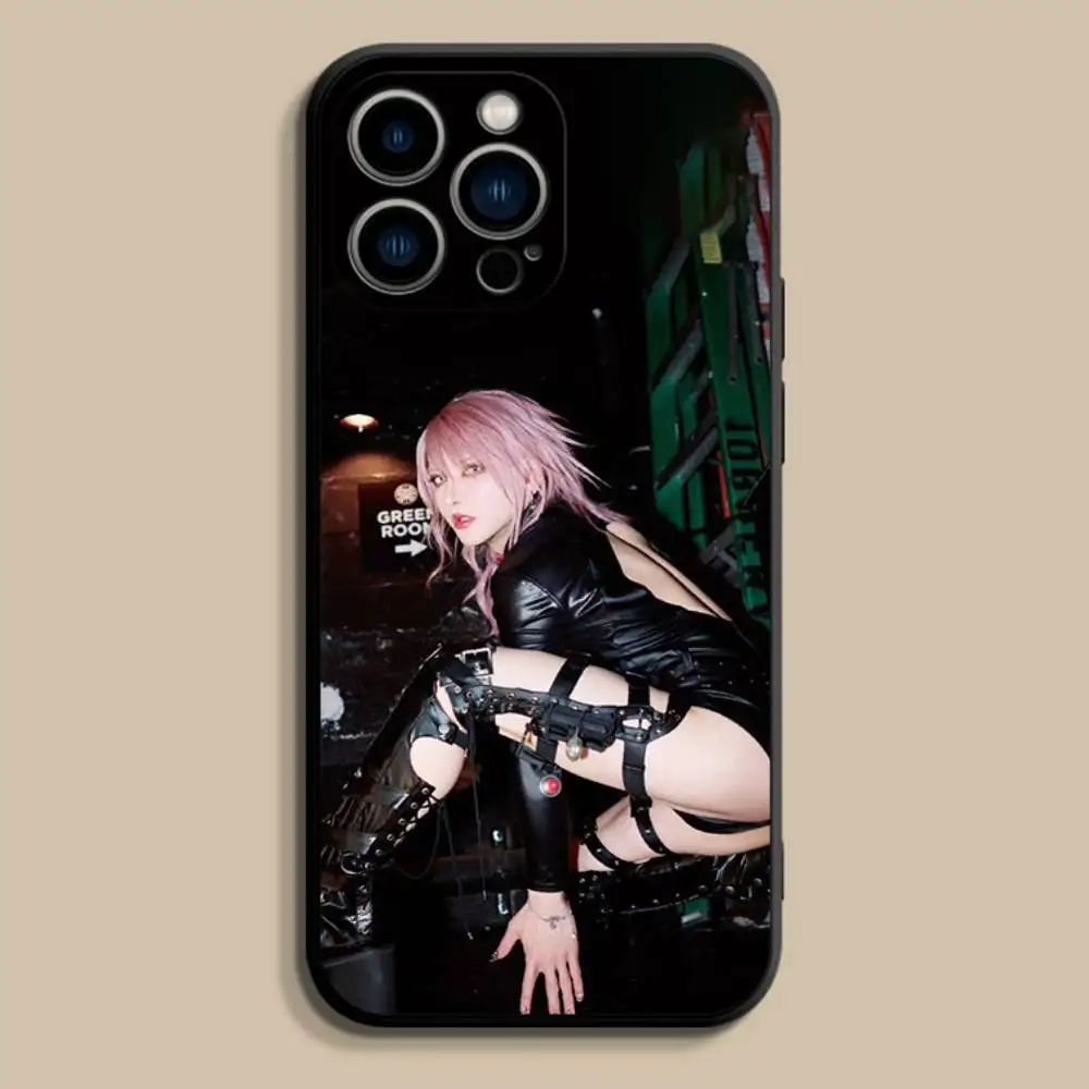 Custodia per telefono Singer J-Jiluka S-Sena in silicone nero morbido per iPhone 17,16,15,14,13,12,11,Pro,Max,Plus,E,SE4,Air,Mini