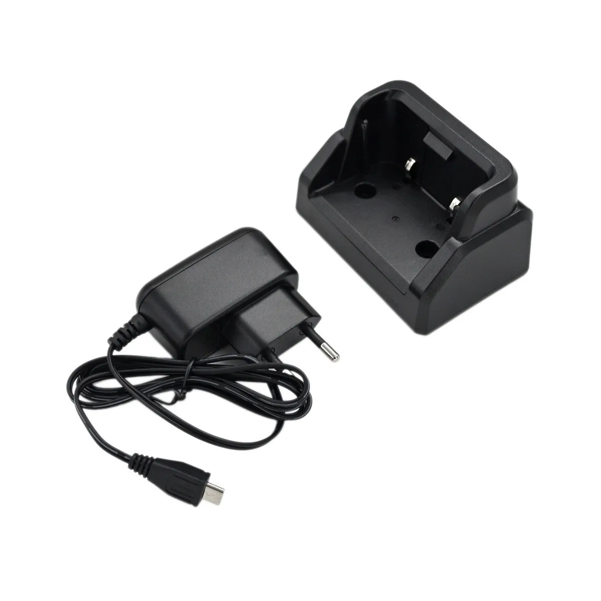 BC-235 Desktop Charger & AC Plug Adapter for Icom IC-M37 M37 HAM Radio Charge Tray Accessory