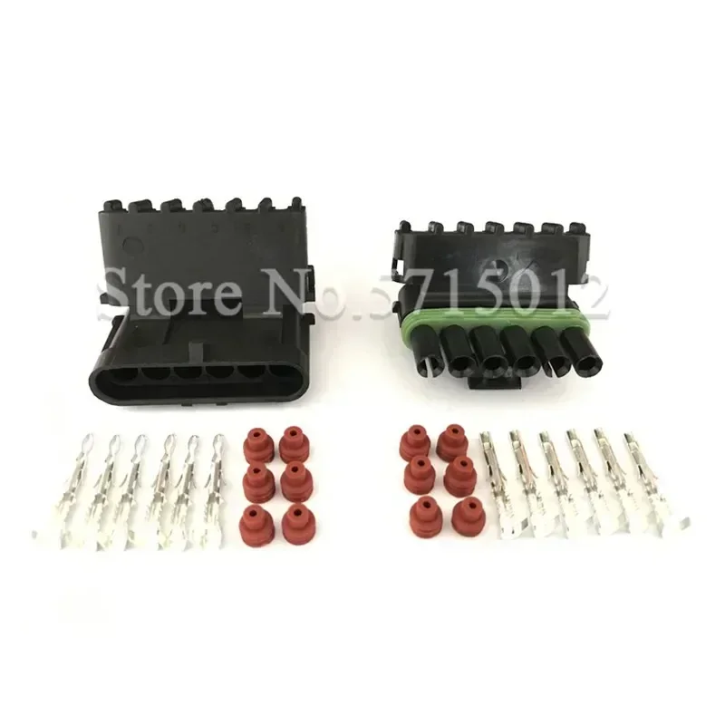 6 Hole 12015799 12010975 Auto Accelerator Pedal Plug For Delphi Electrical Car Connector