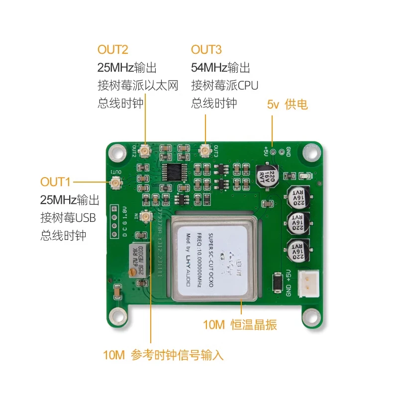 4B Upgrade and Modification of OCXO Ultra-low Phase Noise Constant Temperature Crystal Oscillator Clock Board