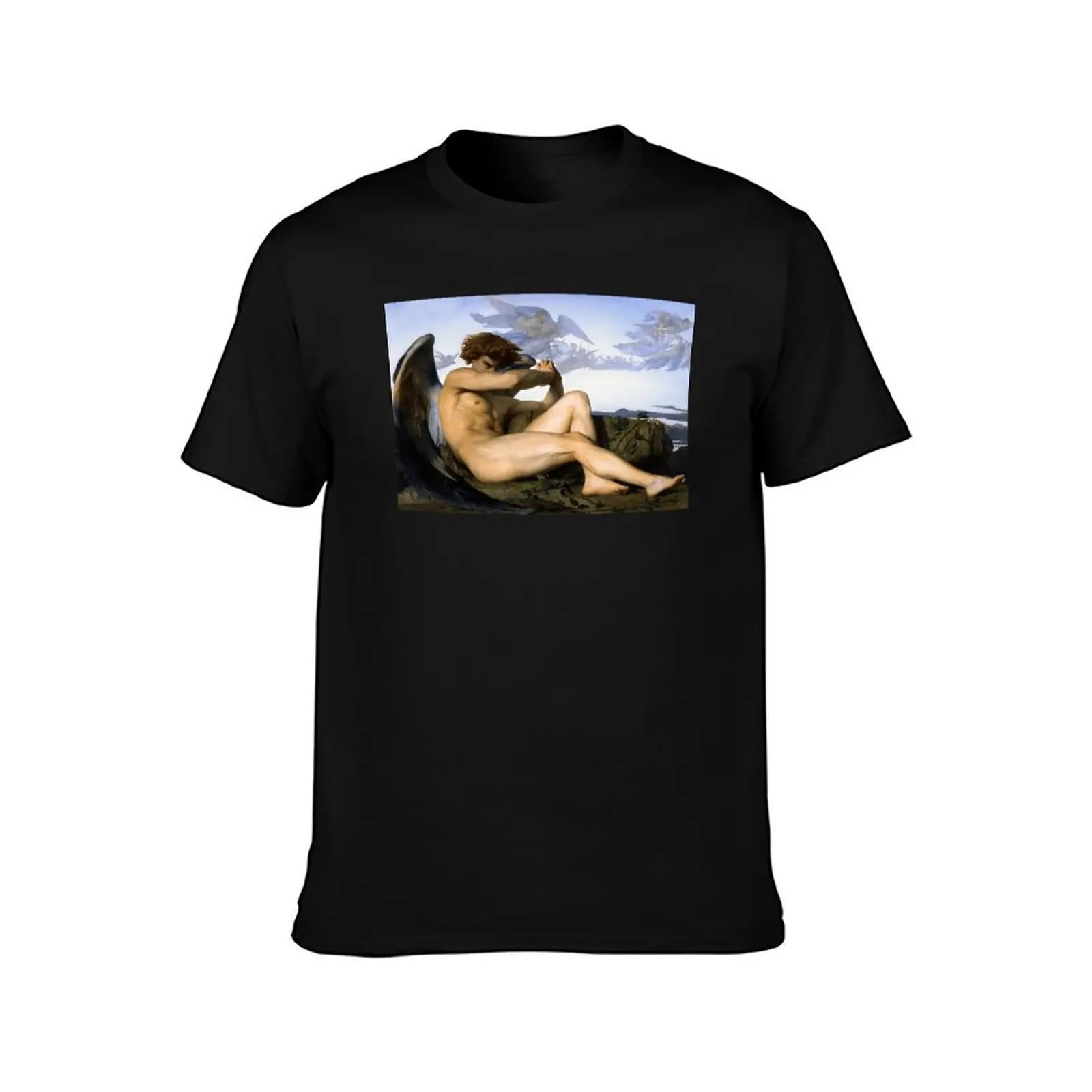 Fallen Angel Alexandre Cabanel Men T Shirt t shirts with prints