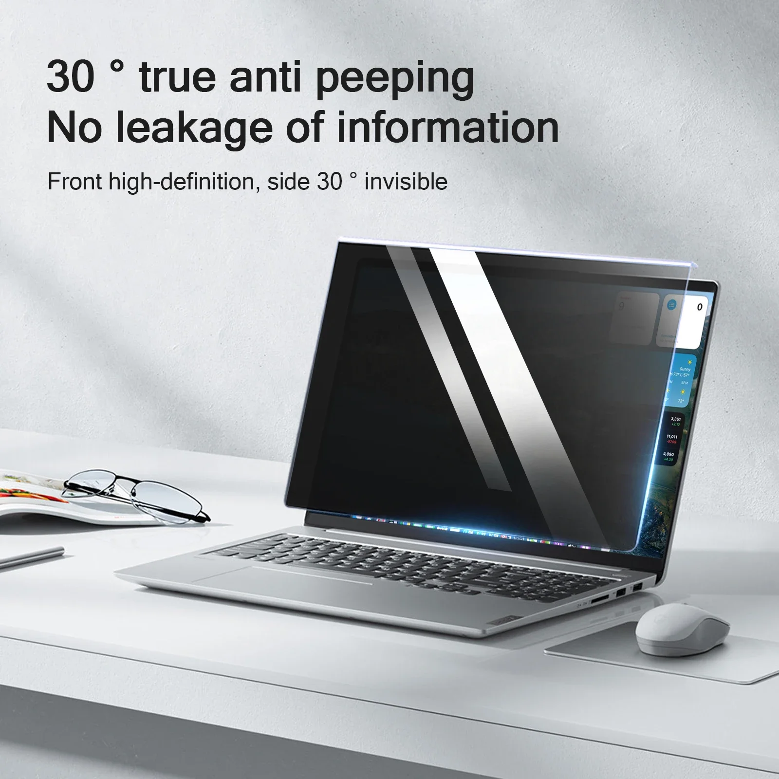 Computer Anti-Spy Privacy Screen Protector Laptop Anti Spy Filter Anti-Peeping Universal PC Monitor Guard 15.6 To 25 Inch Film