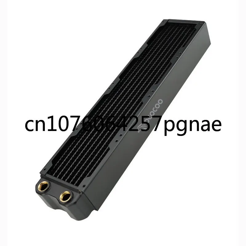 80 X4 Copper Bar 45mm Thick Water Cooling Heat Sink Server Chassis Double Channel Thick Drainage Cold Radiator