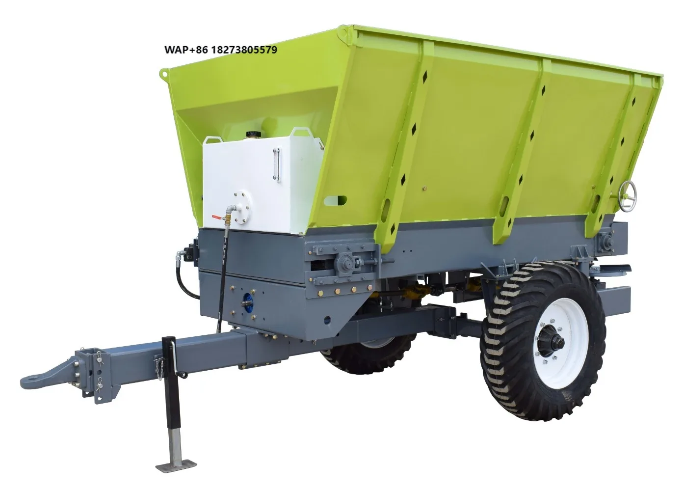EXW Price- 8ton Tractor Trailed Barnyard Manure Spreader and Distributor