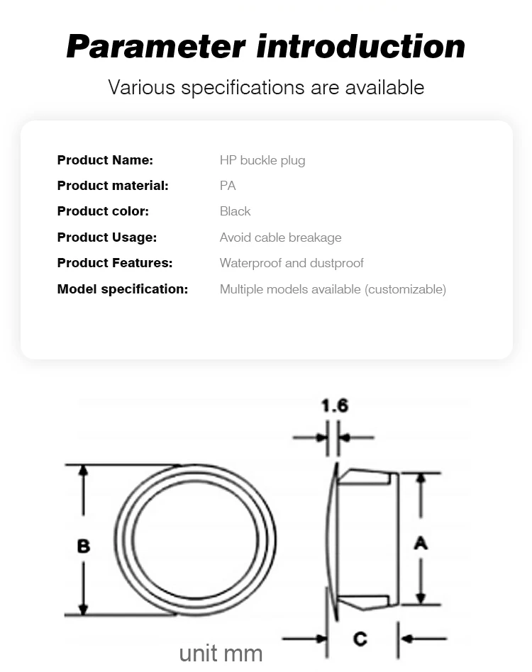 400 Stück Kunststoff-Lochstopfen mit Schnappverschluss, 6–25 mm, 5–26 mm, Nylonkappe, Verwendung für Tisch- und Boxloch, HP-22-Dichtungsstopfen, Lochstopfen-Set, Lochkappe – Detail 7