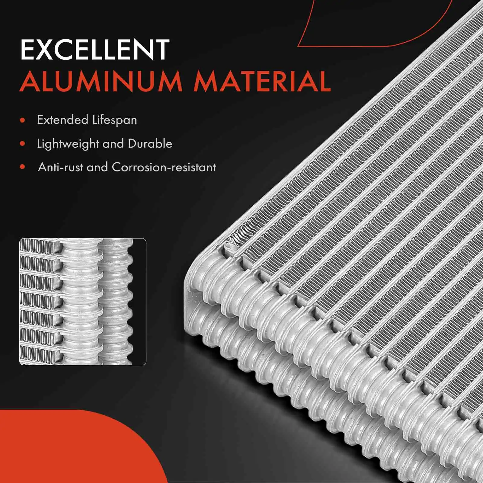 A-Premium Front Side A/C Evaporator Core for Ram Dakota 2011 Dodge Dakota 2005-2010 Mitsubishi Raider 2006-2009