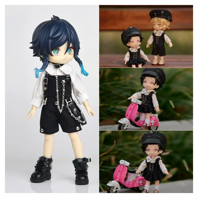 Ob11 doll clothing accessories cool guy cool girl set 1/12 points bjdGSC Asi body ufdollP9 goblin body wearable 15cm doll clothi
