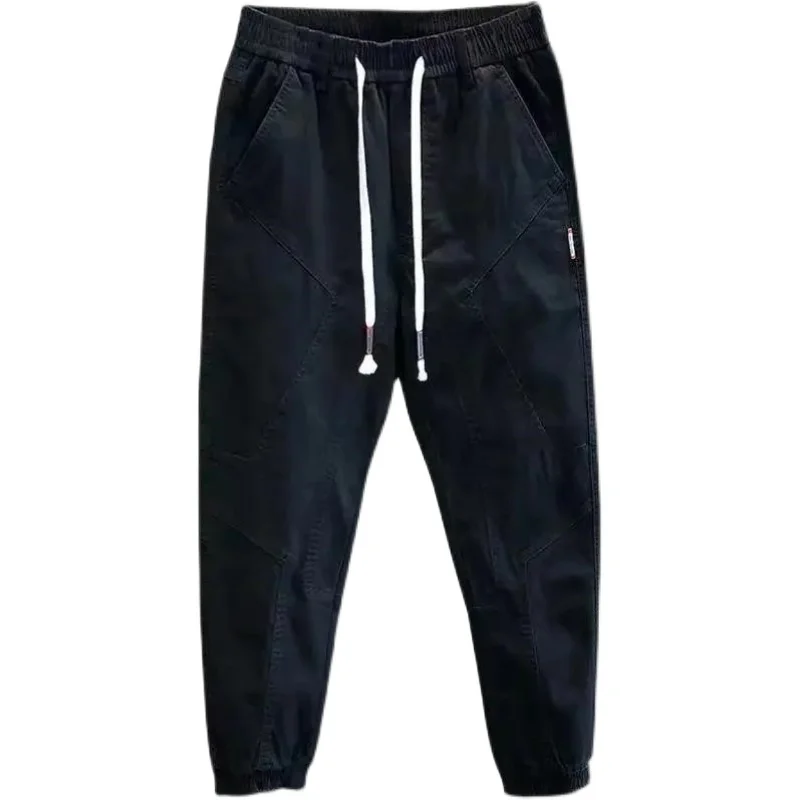 الرجال ملابس العمل السراويل القطنية فضفاضة تناسب ربيع الخريف لحام مكافحة تحرق ارتداء مقاومة بناطيل كاجوال حماية العمل #5