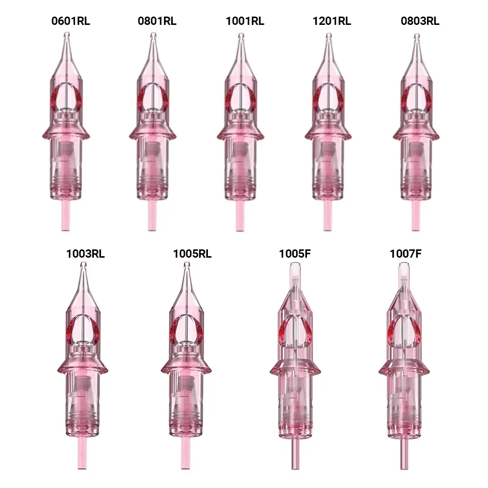 50pcs Tattoo Cartridge Needle Sterile Safe RL RS RM Single Needles Individually Packaged For Tattoo Machine Pen Needle Accessory