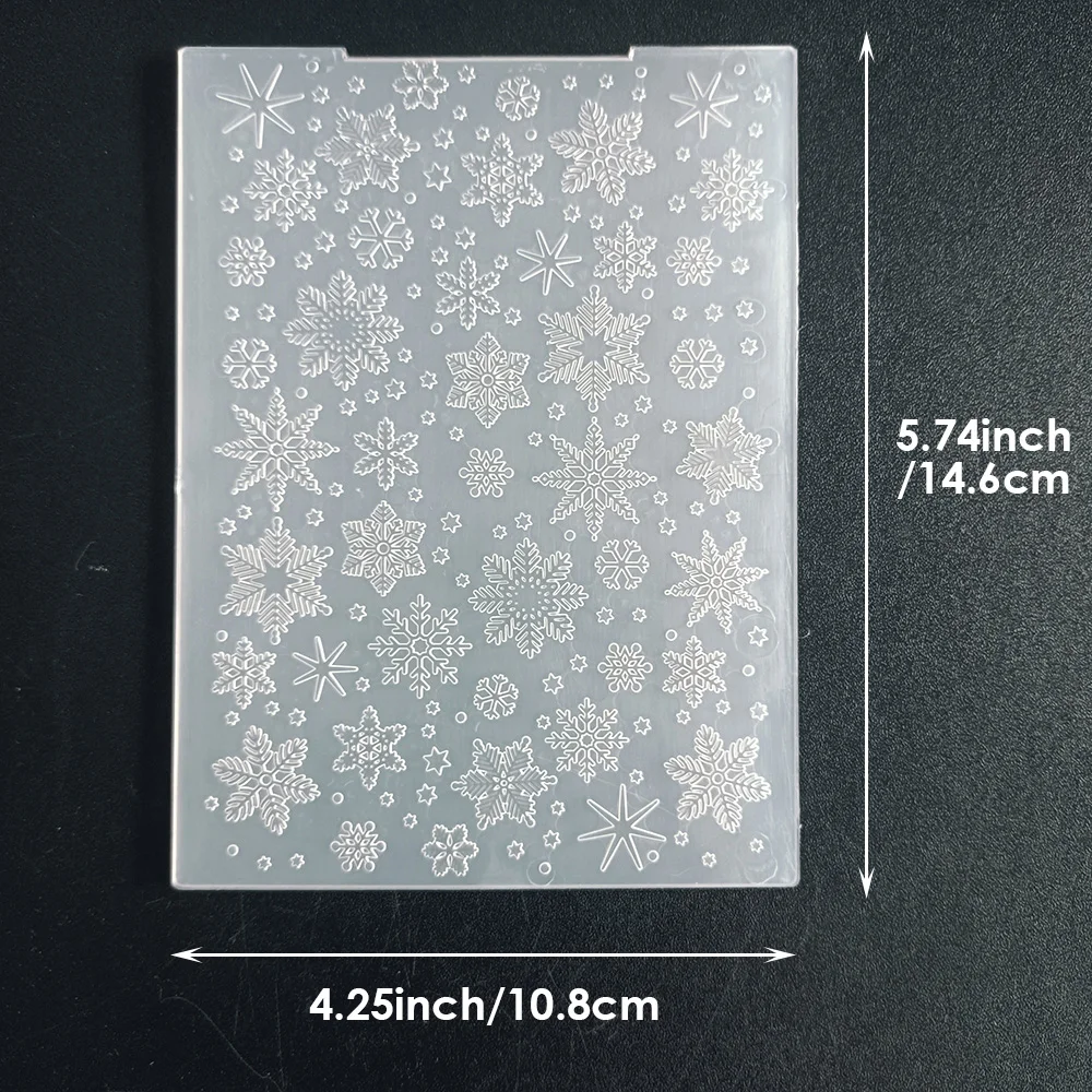AZSG Christmas Snowflakes Love Flowers and Flowers Embossing Folder For DIY Paper Card Decoration Scrapbooking