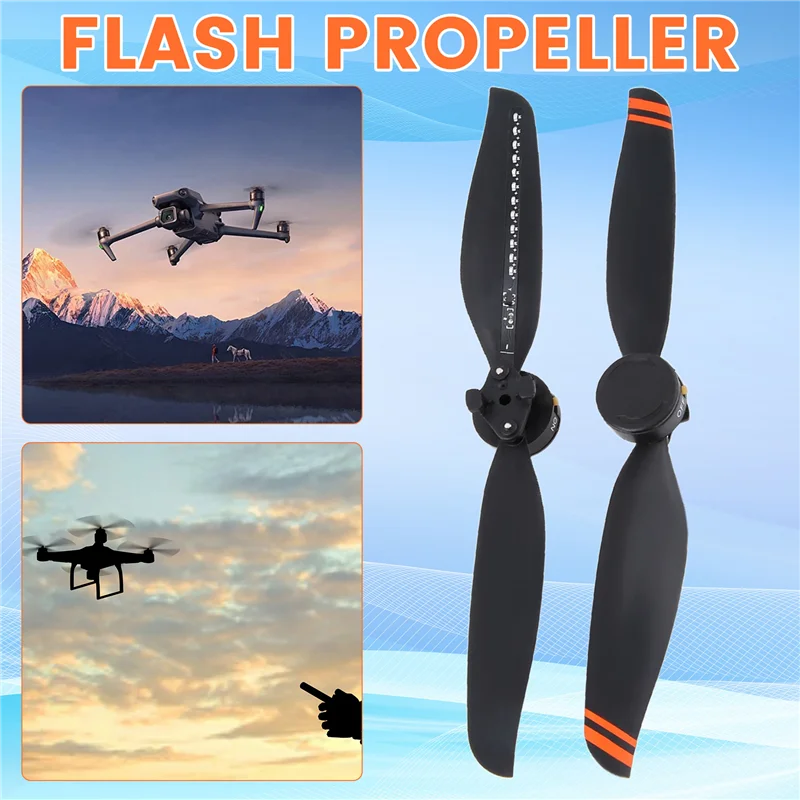 Y19A Drone Paddle For DJI MAVIC AIR2 Illuminated Flashing Circle Paddle Programming LED Flashing Character Tablet Paddle