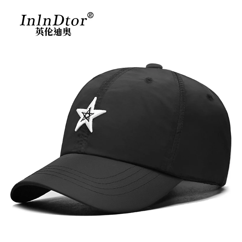 White quick drying hat for children's summer new baseball cap, lightweight, breathable, sunscreen, sun shading duckbill cap