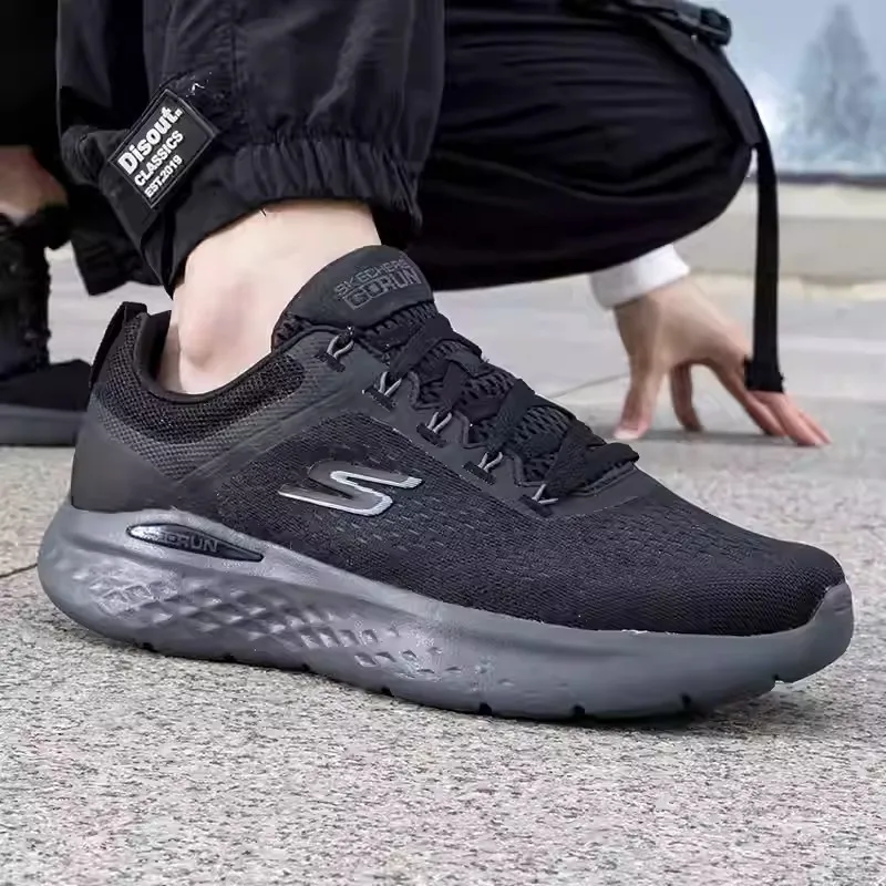 

Skecher Men's Sneakers Summer breathable mesh casual running shoes Lightweight shock-absorbing jogging shoes