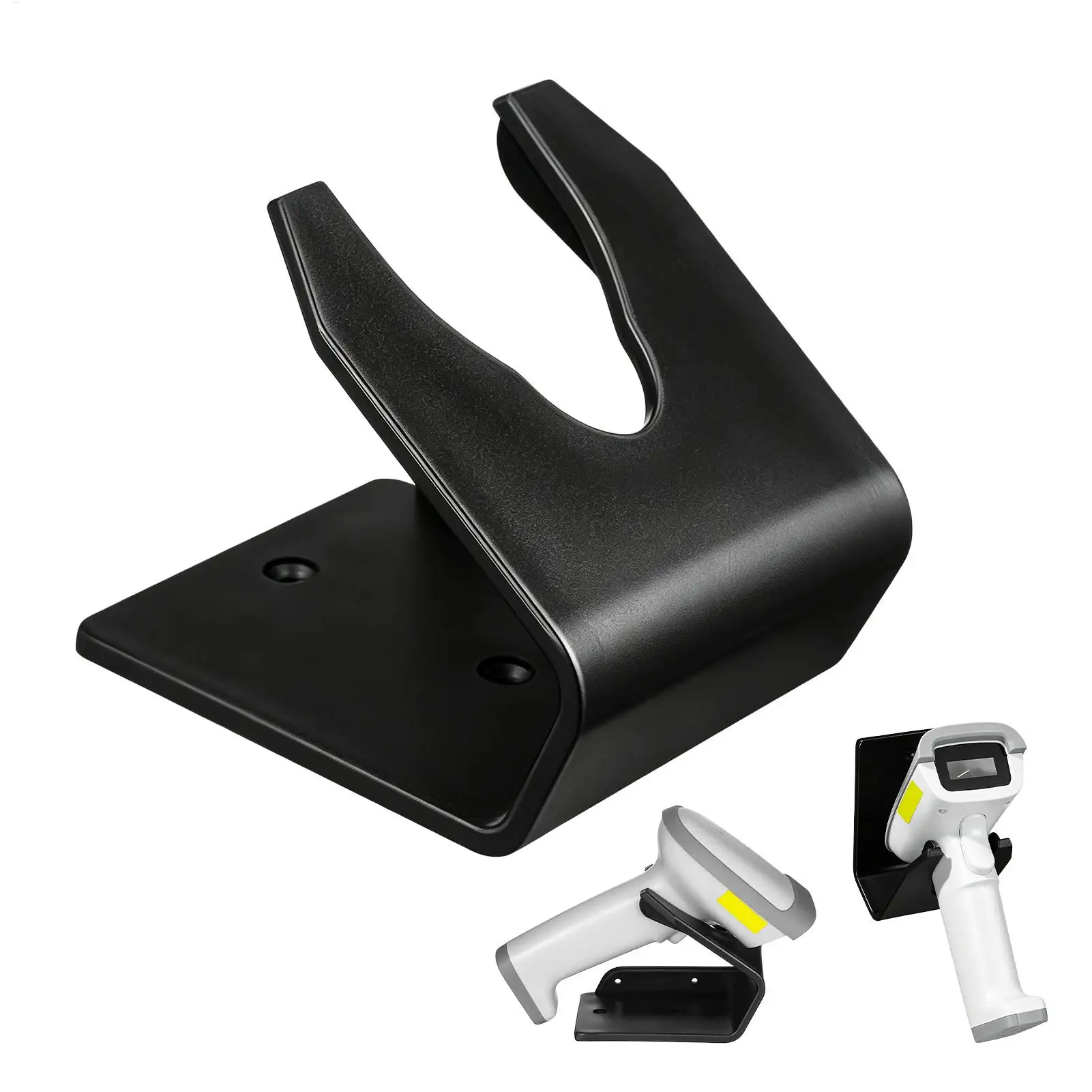 Universal Barcode Scanner Wall Mount Holder, Heavy Duty Space Saving Hands-Free Bracket, Scanner Gun Stand for Office Home