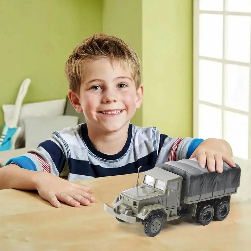 Plastic Truck Statue Model Kit 1 72 M35 Vehicle Toy Army Green Assembly Gift