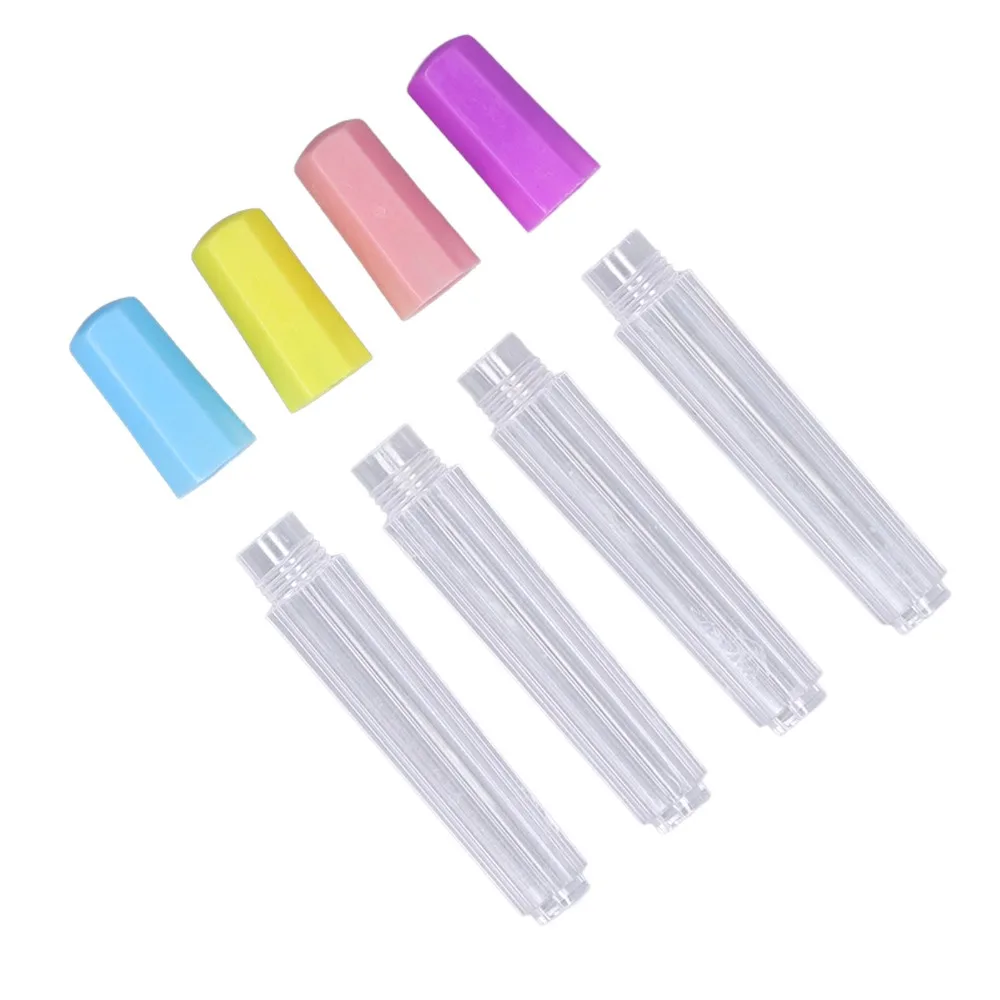 10pcs Plastic Sewing Needles Container Bottle Holder Design Multicolor Needle Storage Tubes Sewing Needles Kit Storage