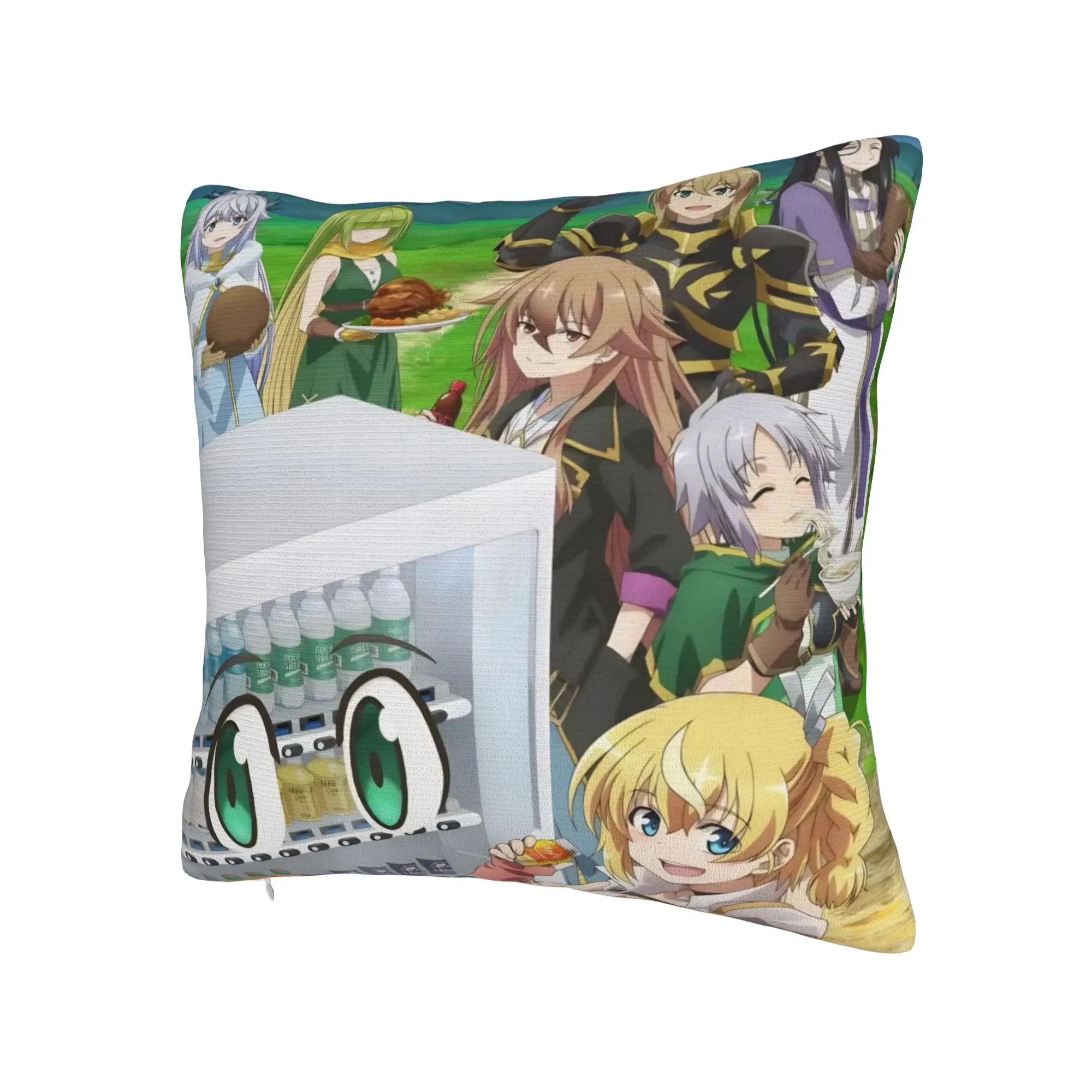 Reborn As A Vending Machine Pillow Cover Printed Cushion Cover Decorations  Throw Pillow Case Cover Car Multiple Sizes