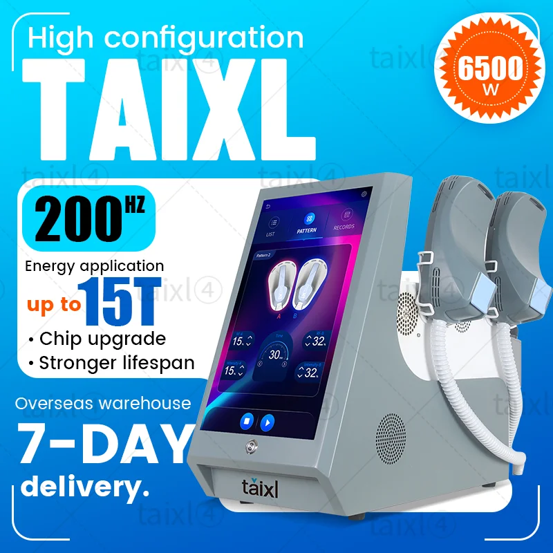 

TAIXL Muscle Body Sculpting Nova Электромагнитная машина EMS Стимулятор мышц Тазовый Hiemt Машина для похудения RF Salon