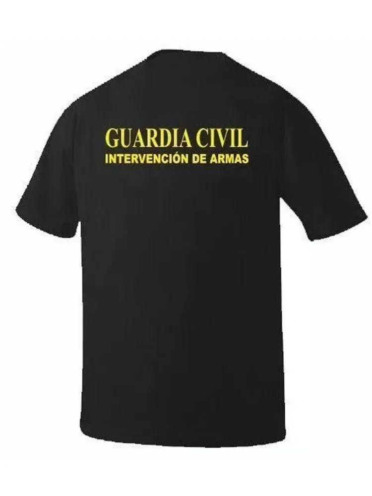 Guardia Civil. Spain Civil Guard ATF OVIEDO T-Shirt O-Neck Short Sleeve Summer Casual Mens