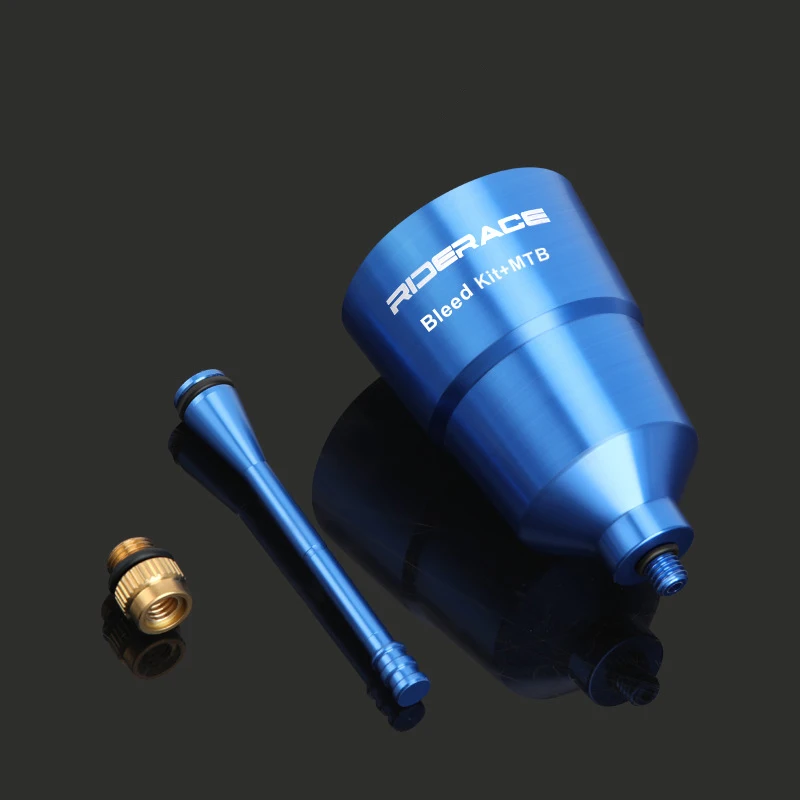 

Professional Aluminum Alloy Hydraulic Brake Bleeding Tool Kit Includes Oil Funnel & Adapters for Mountain Bike Brake Maintenance