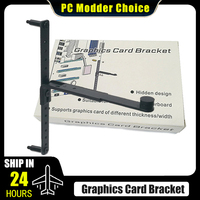 Graphics Card Hidden Bracket, Metal Mounted Support ATX/EATX Motherboard Video Card GPU Holder Adajustable