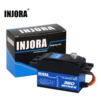 INJORA INJS022-360 22KG 360° Rotation Low Profile Brushed Servo Winch Spool for RC Crawler Car Boat Model