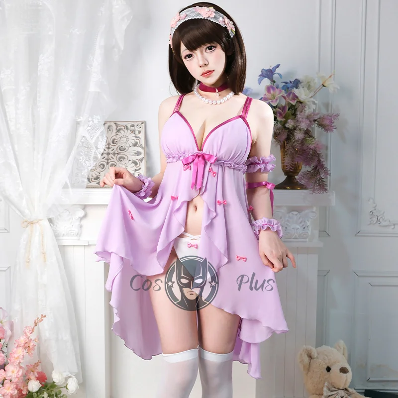 Megumi Kato Saekano: cómo criar a una novia aburrida disfraz de Cosplay pijamas cómodos rosas ropa de fiesta de Carnaval de Halloween